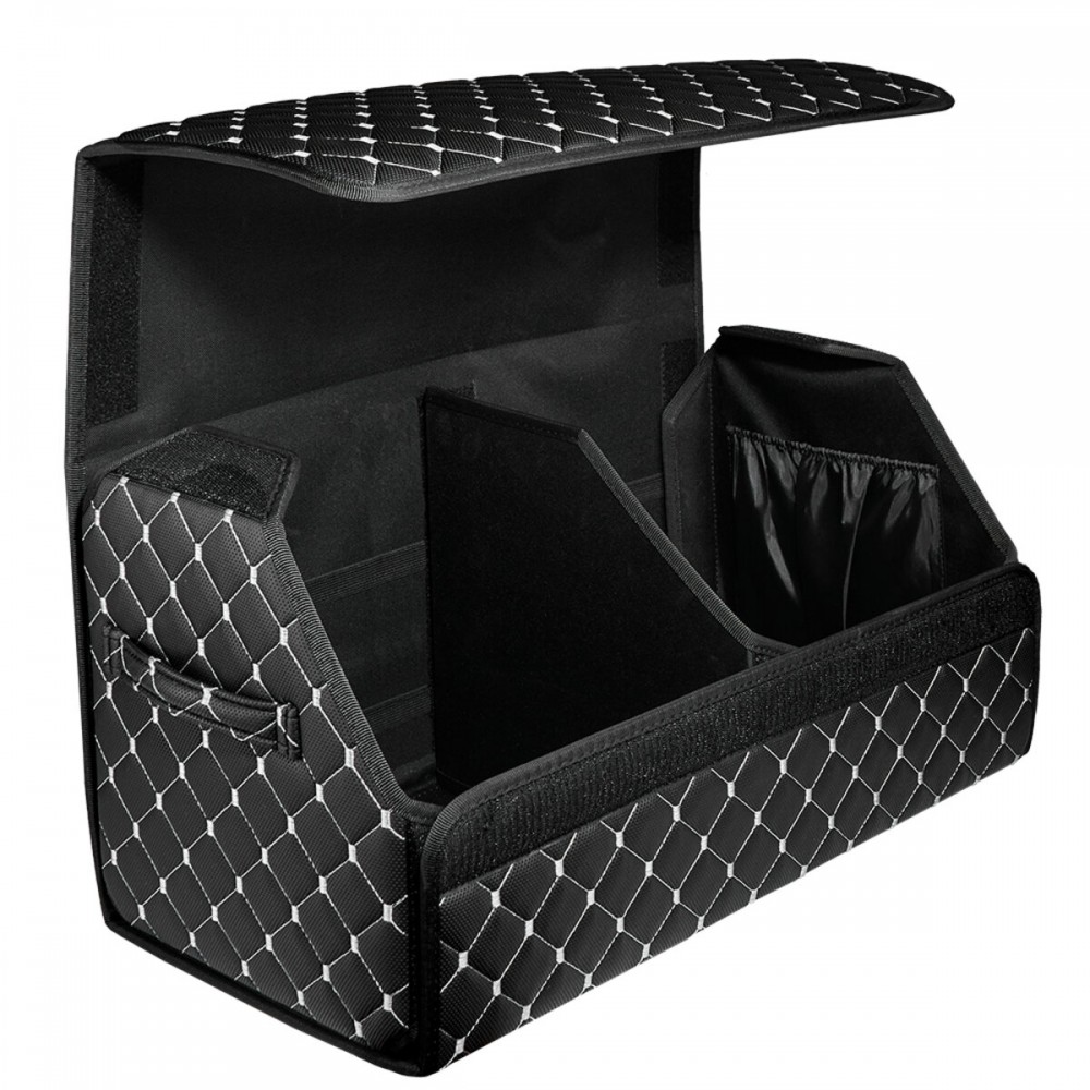 Сумка органайзер Beltex Эко кожа М 50х31х31 черная/серая