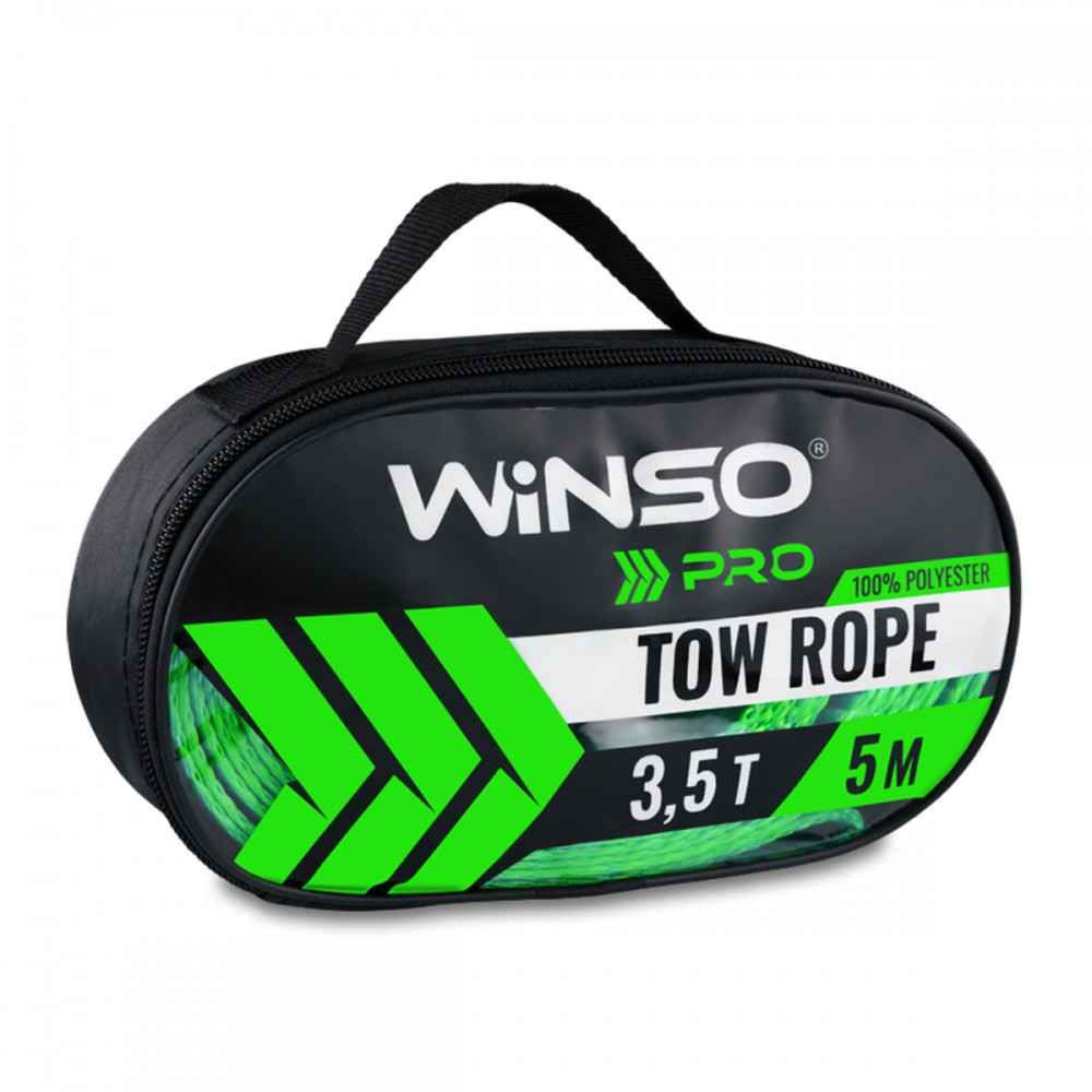 Трос буксировочный ленточный Winso Pro, 3,5т 5м