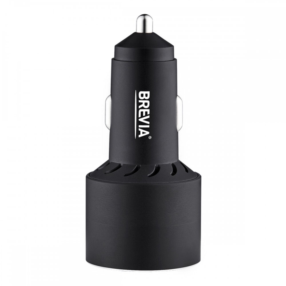 Автомобильное зарядное устройство BREVIA ePower TriCharge 66W 1xUSB-C+2xUSB-A черный