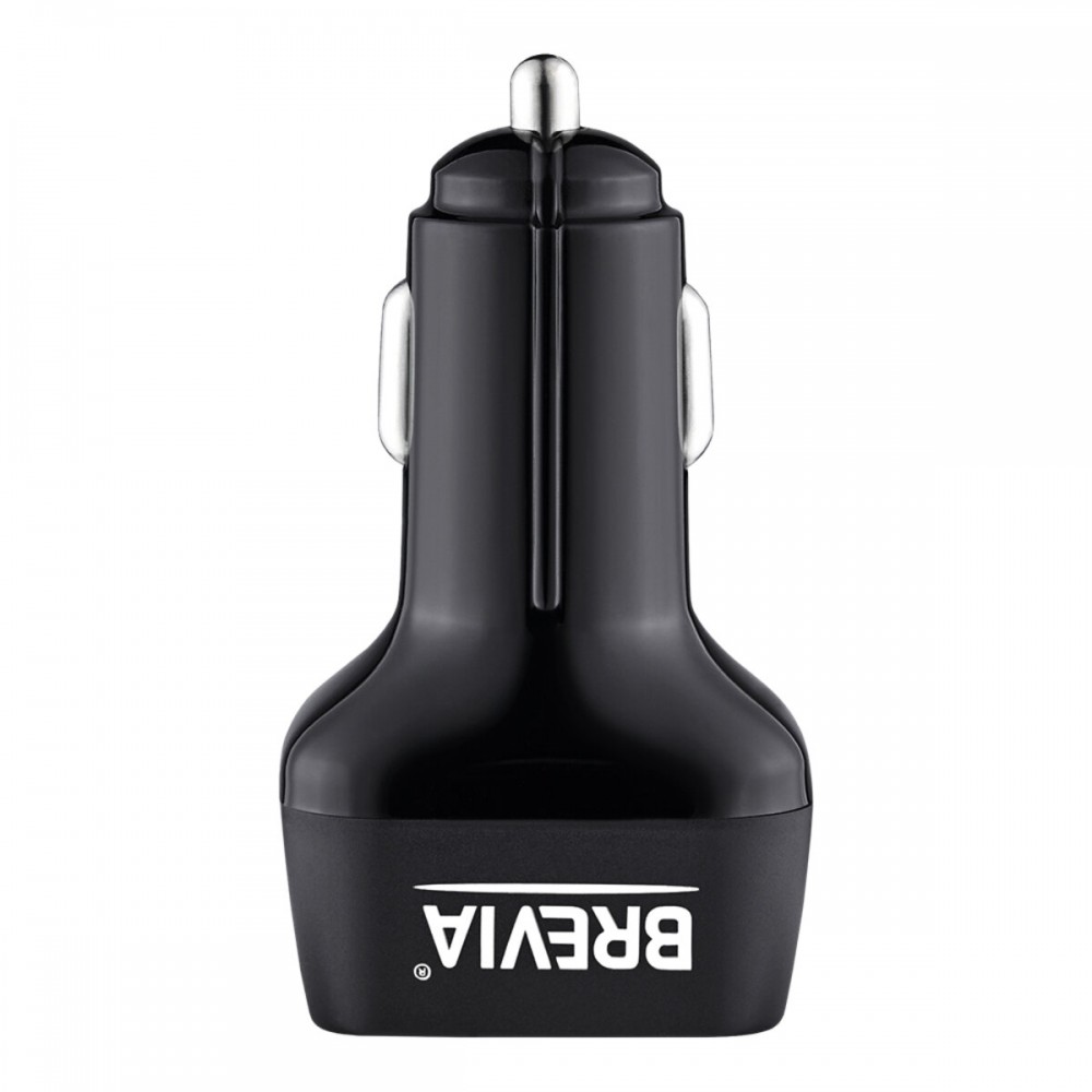 Автомобильное зарядное устройство BREVIA ePower TriDrive 44W 1xUSB-C+2xUSB-A черный