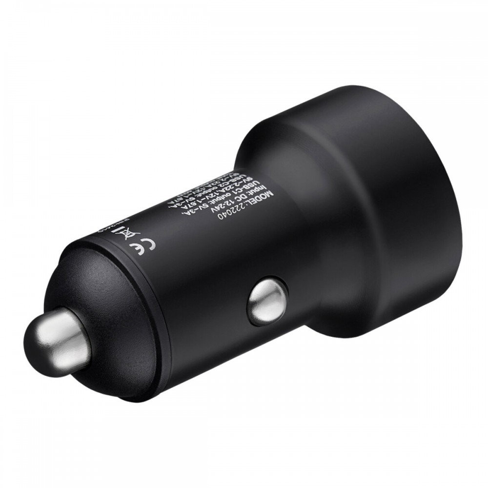 Автомобільний зарядний пристрій Winso PRO 40W 2xUSB-C LED Ring Metal