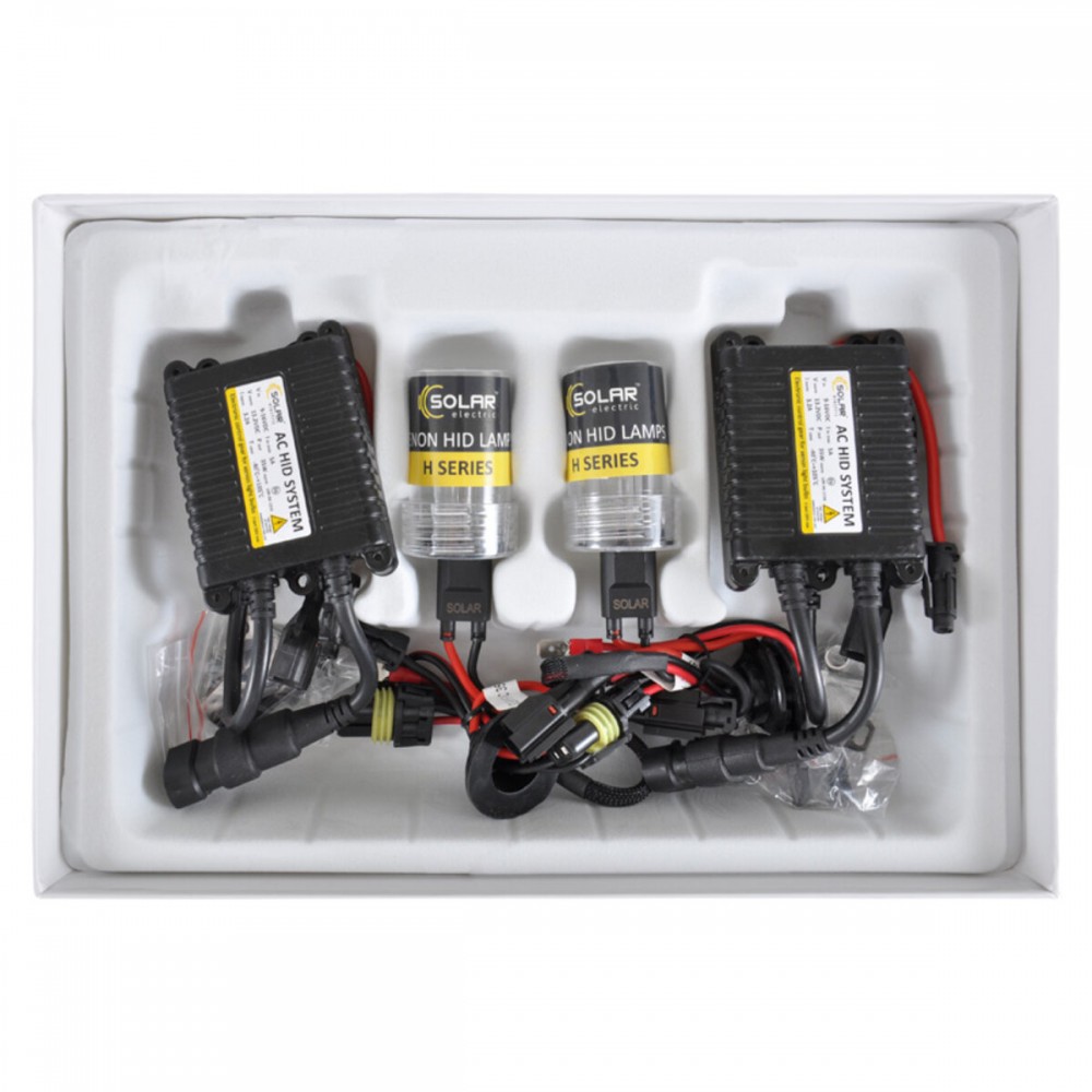Комплект ксенона Solar H11 6000K 85V 35W PGJ19-2 KET+Ballast, 2шт