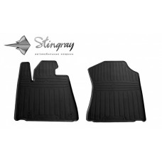 Передні автомобільні Гумові Килимки (2 шт) для  Toyota Tundra (2007-2013)