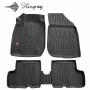 Комплект 3D ковриков в салон Renault Duster (2010-2015) (2WD)