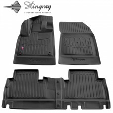 Комплект 3D килимків у салон Opel Combo E (2018-...) (with armrest)