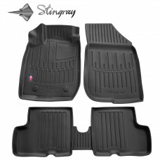 Комплект 3D ковриков в салон Renault Duster (2015-2018) (2WD)