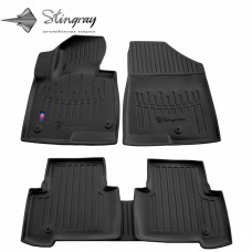 Комплект 3D килимків у салон автомобіля Hyundai Santa Fe III (DM) (2012-2018)