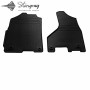 Передні автомобільні Гумові Килимки (2 шт) для  Dodge RAM 1500 (Crew cab) (2009-2018)
