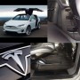 Передні автомобільні Гумові Килимки (2 шт) для  Tesla Model X (6 Seats) (2015-...)