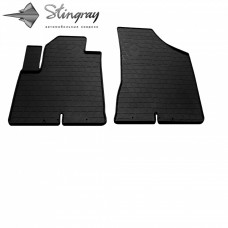 Передние автомобильные резиновые коврики (2 шт) для  HYUNDAI Santa Fe II (CM) (2006-2010)