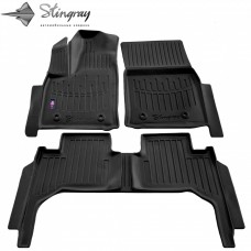 Комплект 3D килимків в салон автомобіля Toyota Land Cruiser 300 (2021-...)