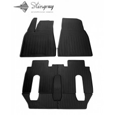 Килимки в машину (7 шт) для Tesla Model X (6 Seats) (2015-...)