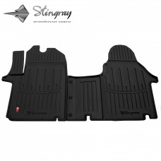 Комплект 3D ковриков в салон автомобиля Renault Nissan Primastar (2002-2016) (1plus2)