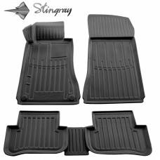 Комплект 3D ковриков в салон Mercedes Benz W203 C (2001-2007)